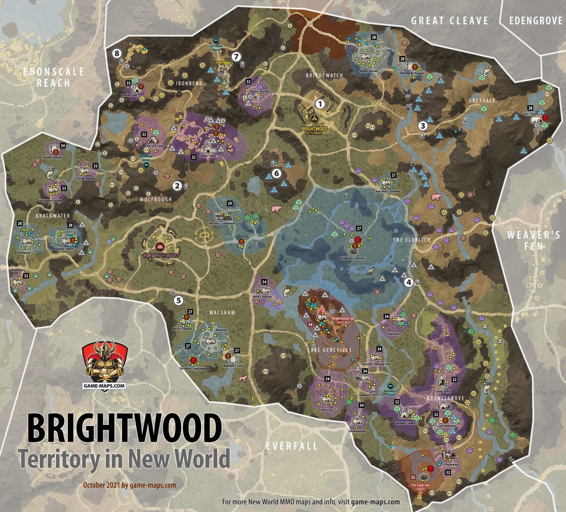 Map, Project New world Wiki