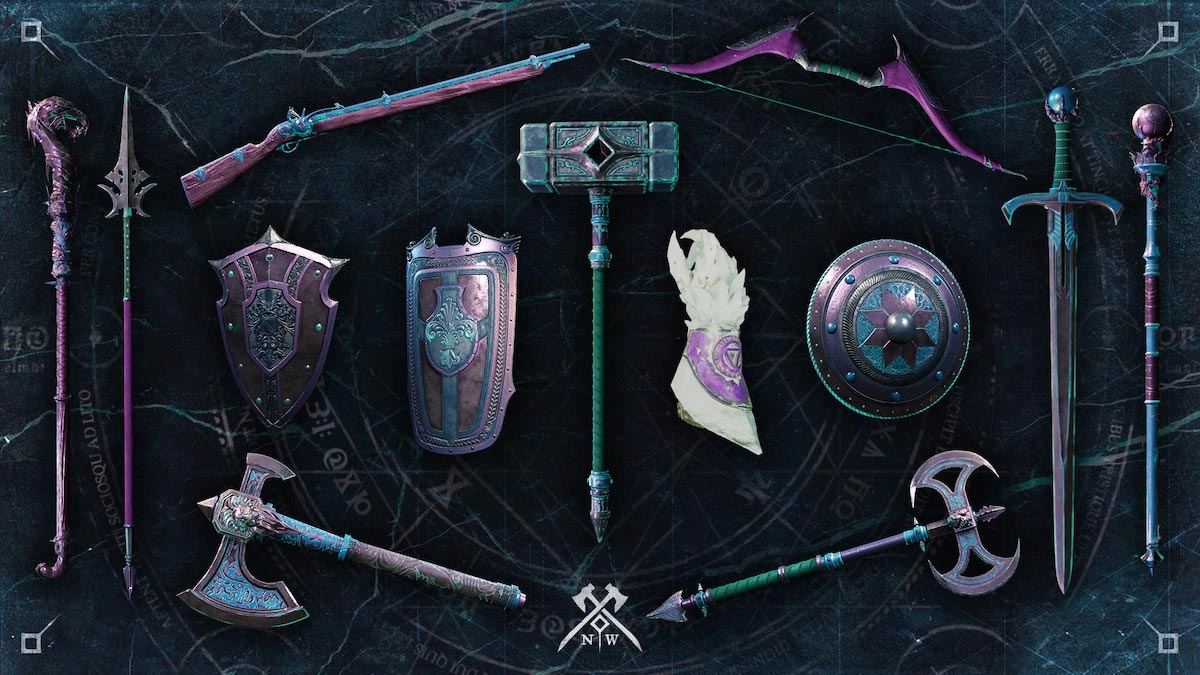 Vinespun Weapon & Armor Skins New World Twitch Drop New World MMO